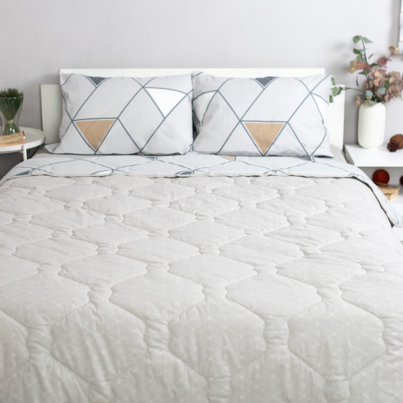 Набор летний Серафима евро, поплин (хлопок 100 %), наволочка (50х70)